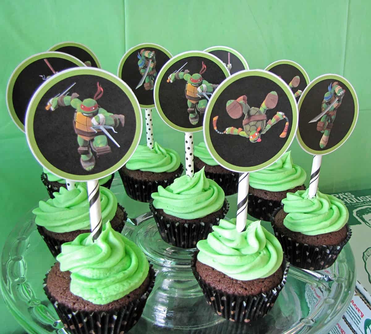 Ninja Turtle Cupcakes