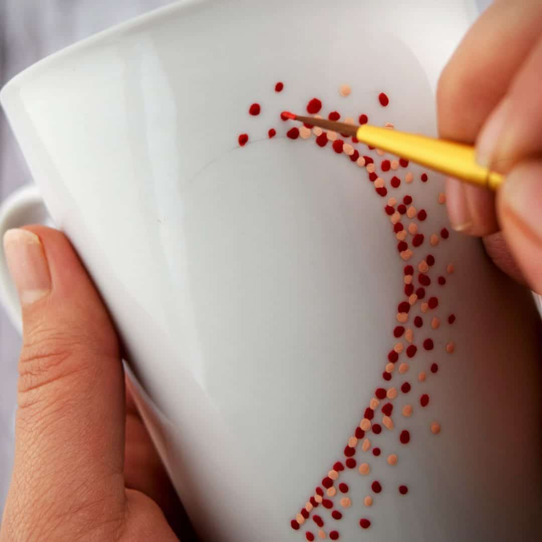 Easy DIY Painted Coffee Mugs (Dishwasher Safe Too!)