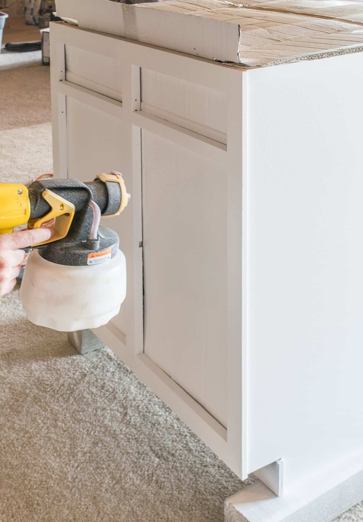 How To Paint Cabinets With A Sprayer