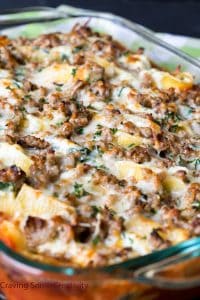 Sausage Stuffed Shells with Spinach Recipe