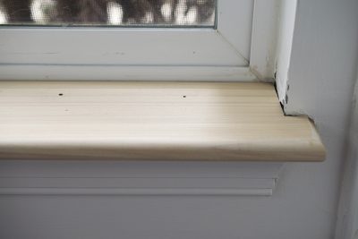 Brand new window sill replacement put into place.