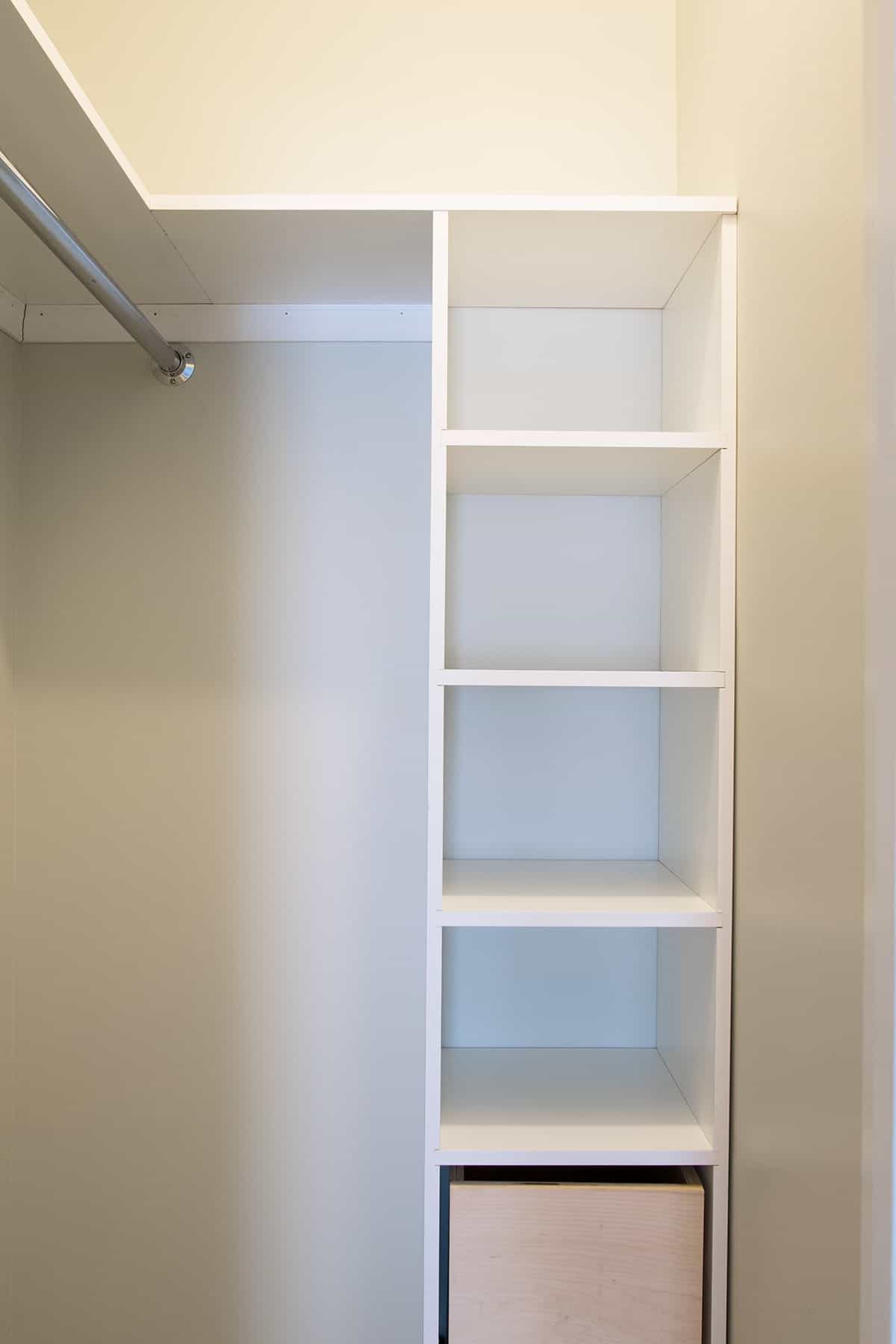 DIY Custom Closet Shelving Tutorial