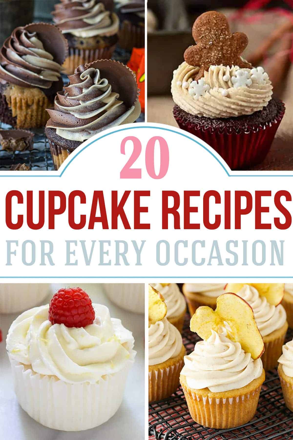 Multiple delicious and adorable cupcake recipe batches with post title
