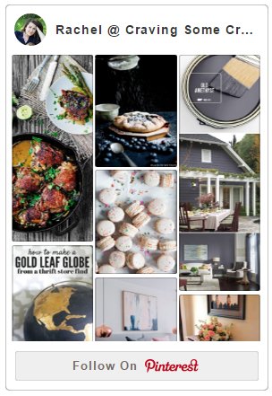 Pinterest Widget including a snapshot of what Craving Some Creativity has pinned recently.