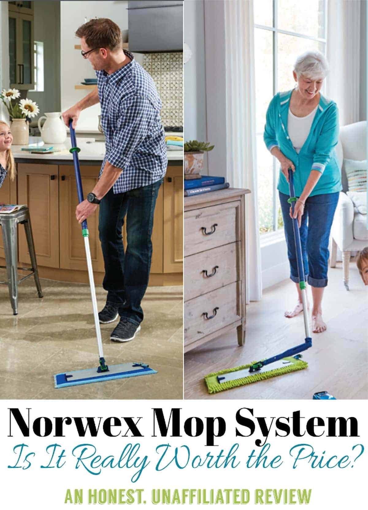 Is the Norwex Mop System Really Worth The Price? Don't buy one until you read this honest norwex mop review!