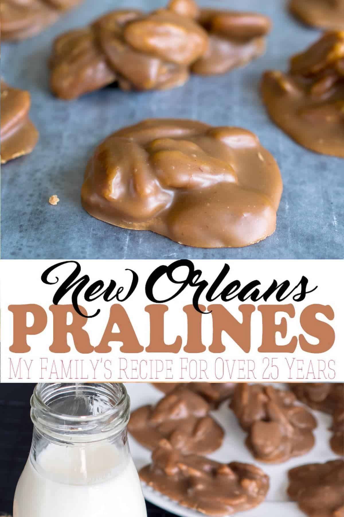 New Orleans Pralines dessert batch and post title