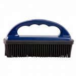 Norwex handled  rubber brush for easy pet hair removal on furniture