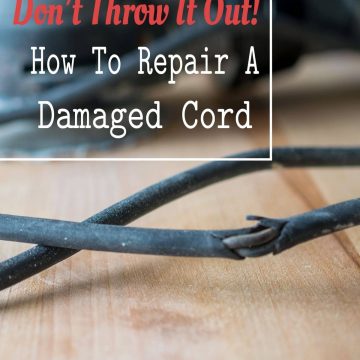 How To Repair an Electrical Cord