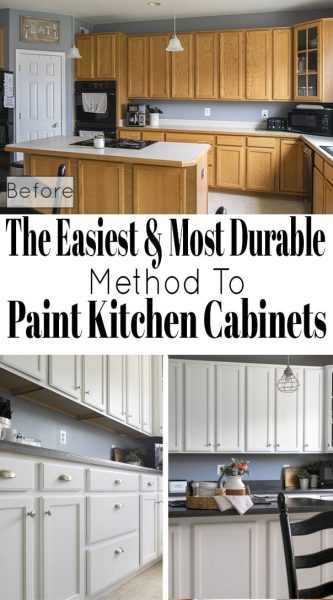 How To Paint Cabinets with a Sprayer • Craving Some Creativity