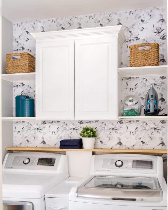 Laundry Room Makeover Custom Cabinets And Shelves How To Craving Some Creativity Laundry Room Makeover Custom Cabinets, Hanging Wall Cabinets In Laundry Room