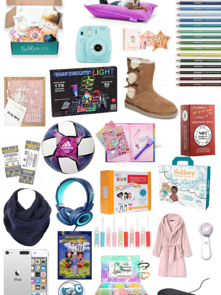 Gifts list for tween girl with many toy ideas.