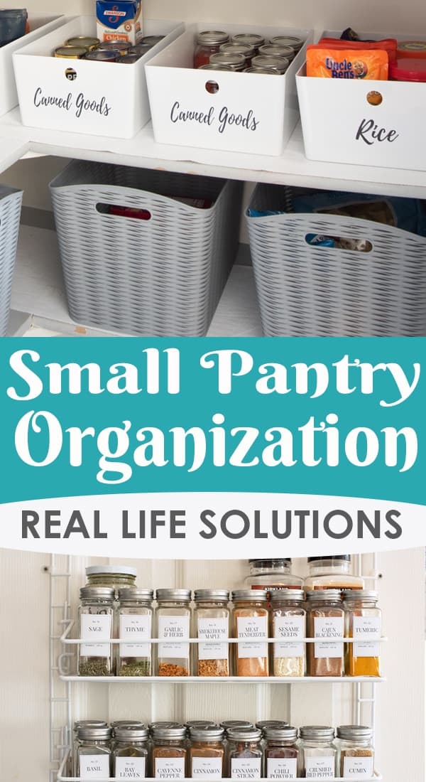 Small pantry organization solutions for everyday life.