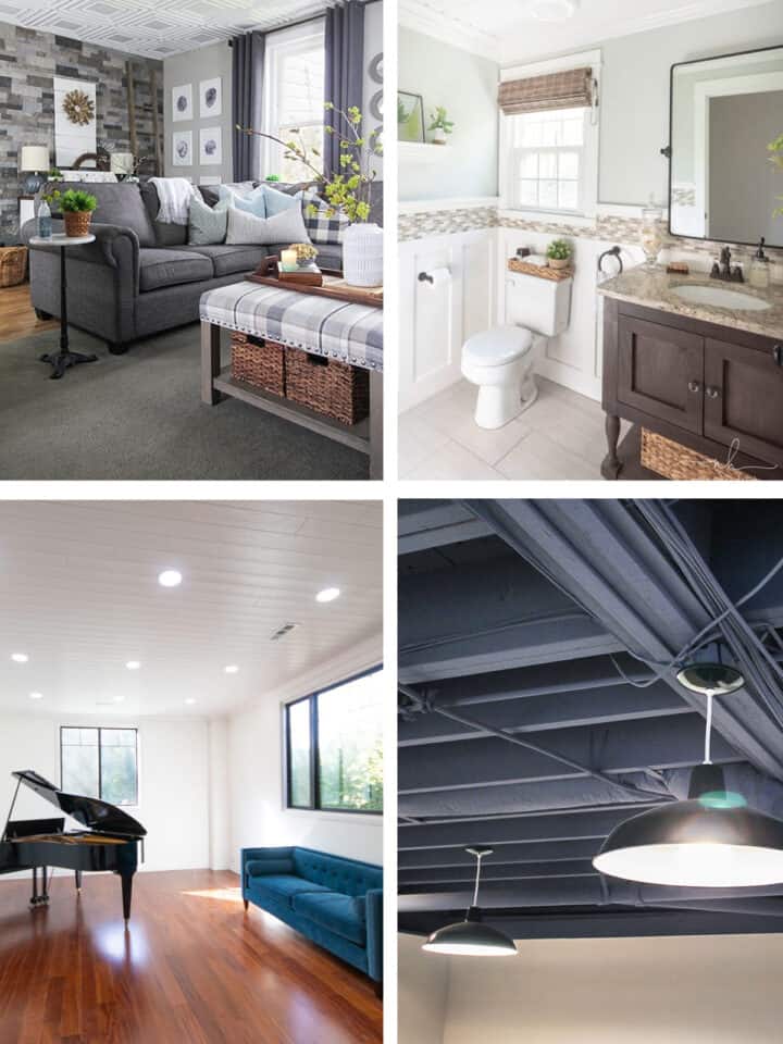 Drop ceiling makeovers with examples of the best DIY alternatives to an ugly suspended ceiling
