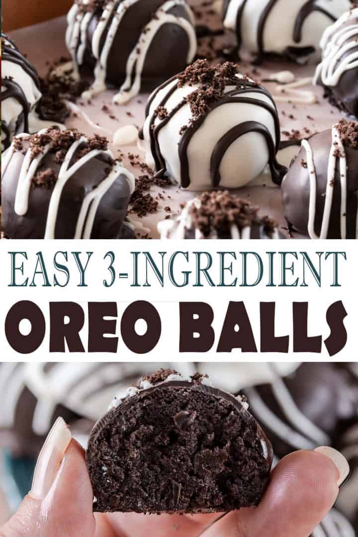 No Bake Oreo Balls (Just 3 Ingredients!) • Craving Some Creativity