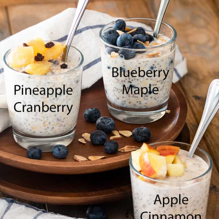 Almond Milk Overnight Oats (7 Ways) • Craving Some Creativity