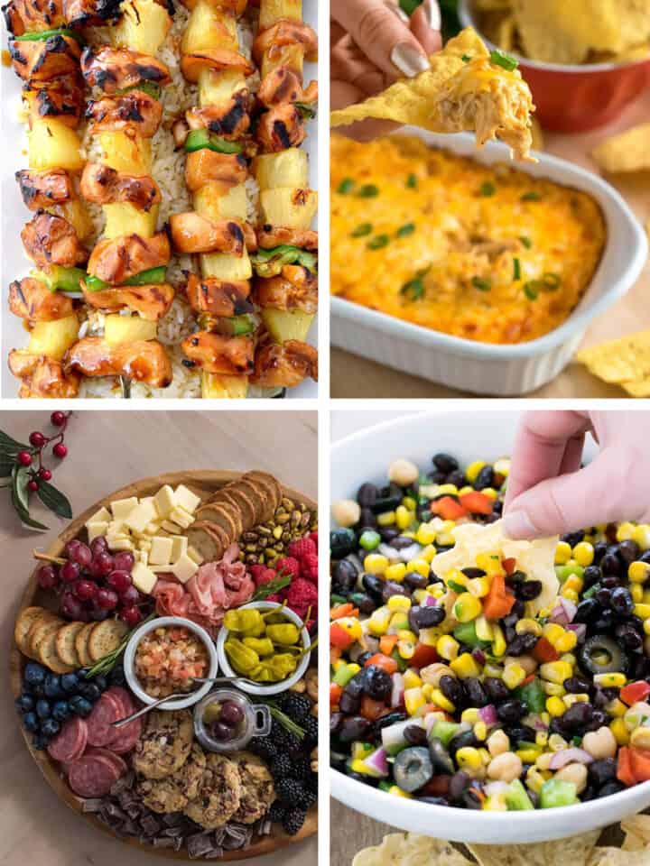 Healthy Game Day Snacks - these healthy super bowl snacks won't break your diet.