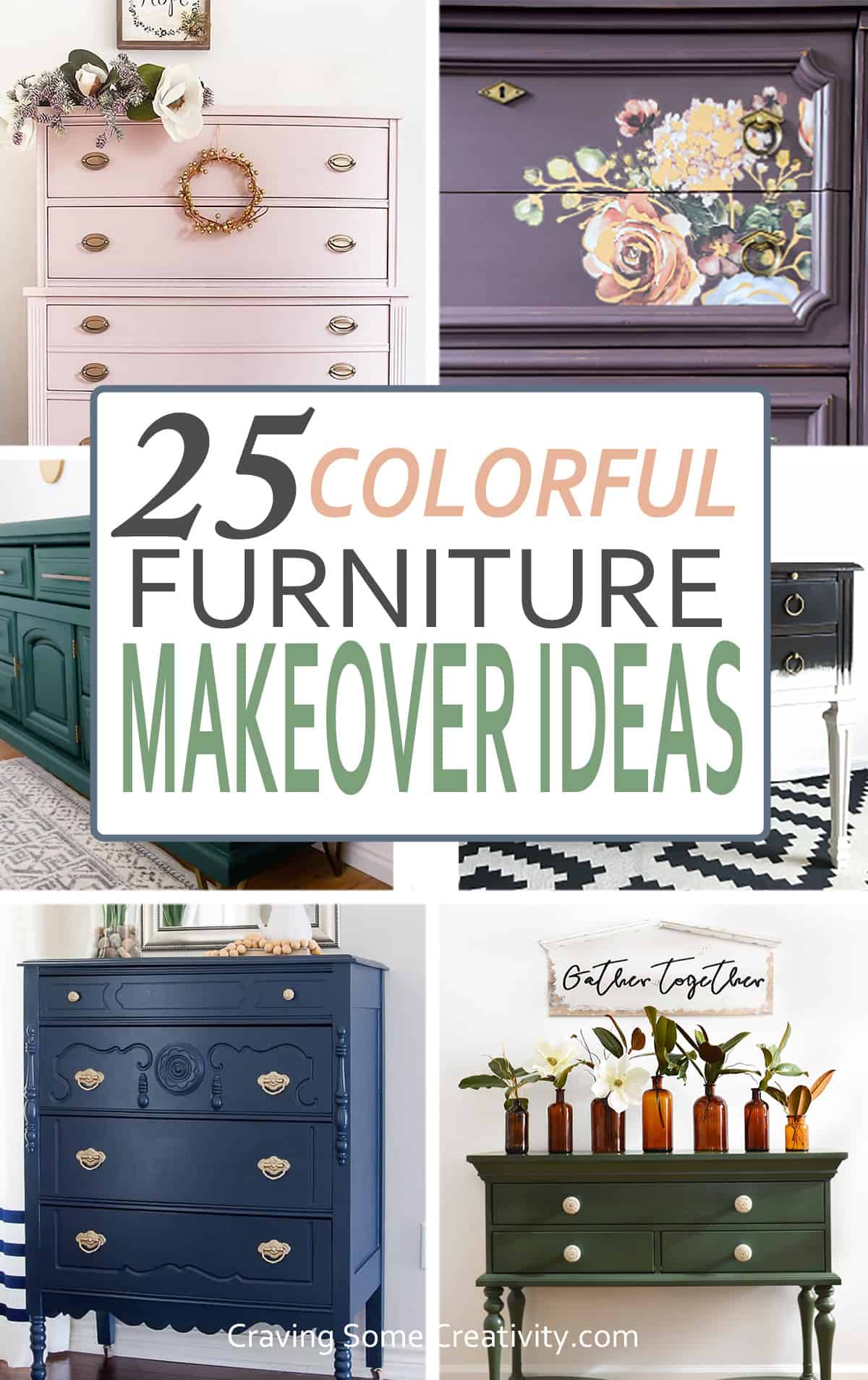 Chalk Painted Furniture: Upgrading a Painted Chest of Drawers