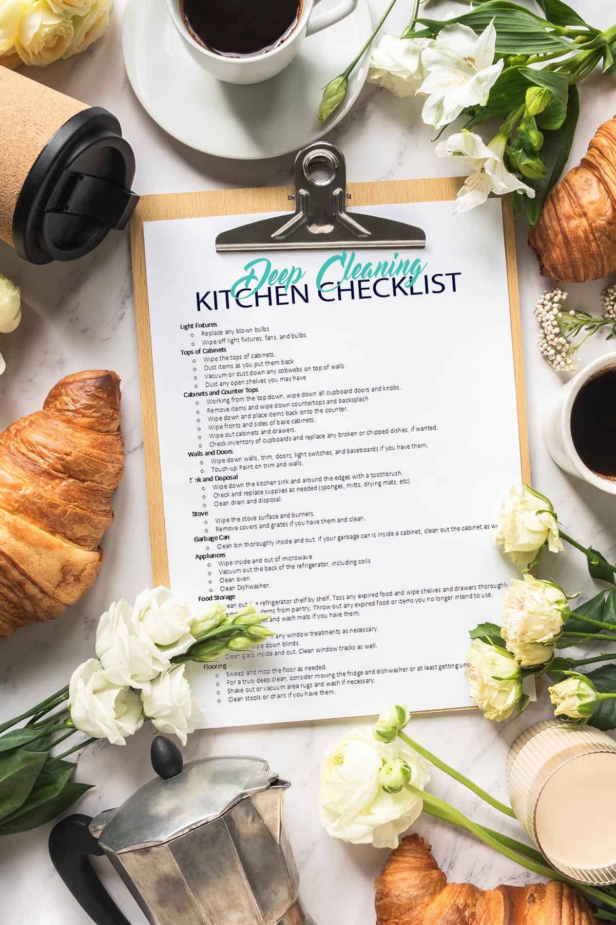 The Ultimate Kitchen Cleaning Guide + Printable Checklist