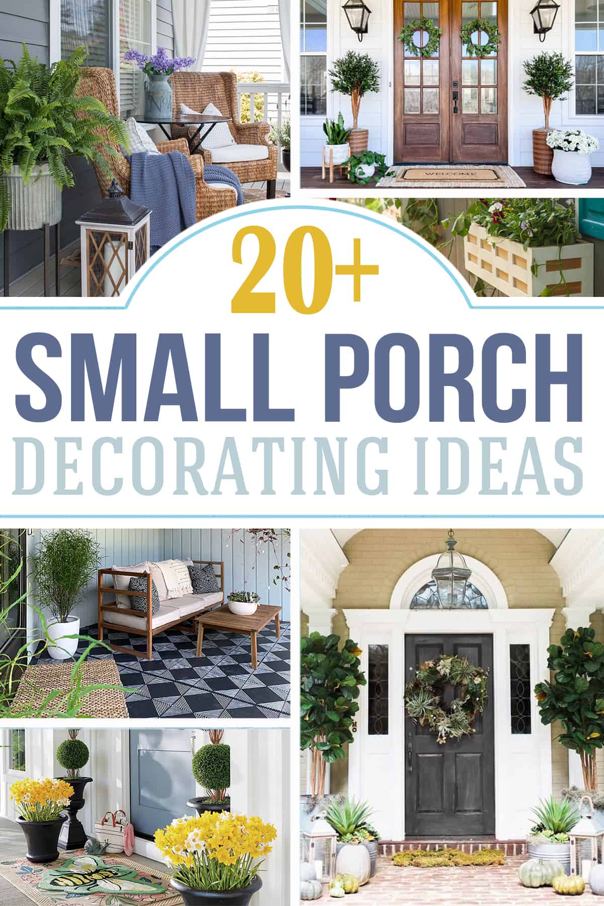 Easy Spring Front Porch Makeover Ideas HOW TO LAYER FRONT DOOR