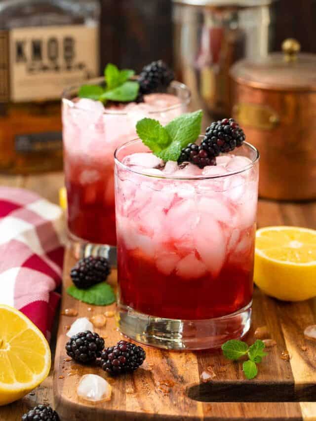 Best Blackberry Bourbon Smash Cocktail - Craving Some Creativity