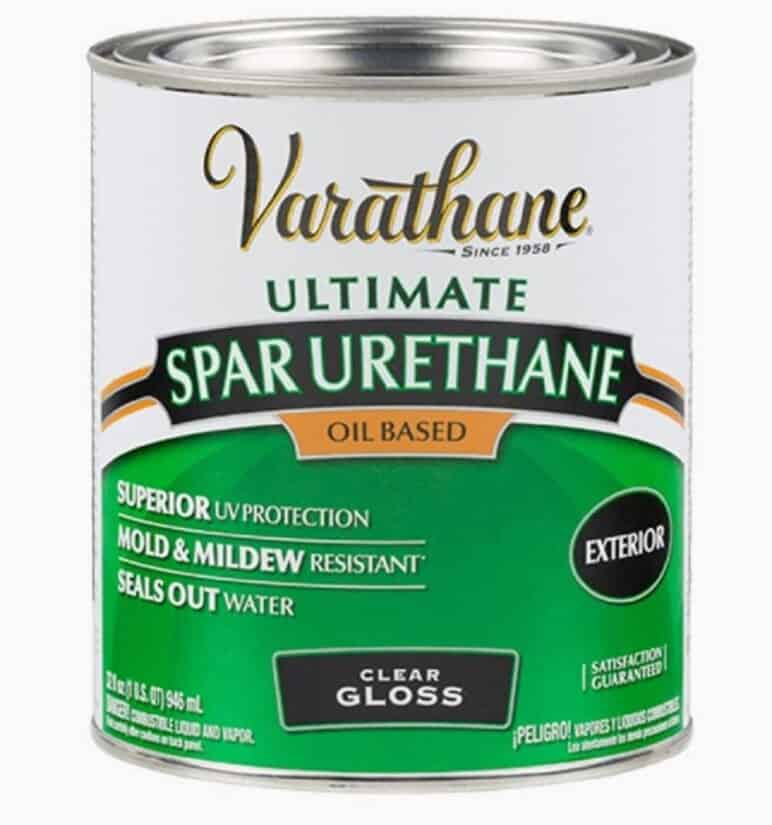 Rustoleum varathane spar urethane.