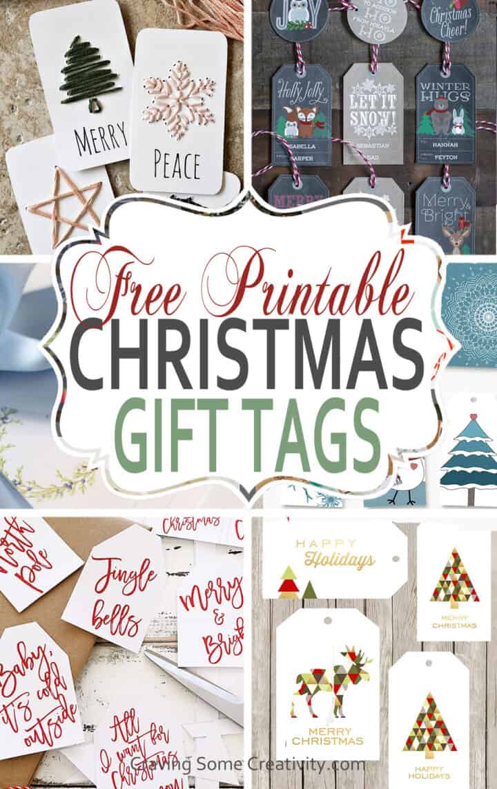 90+ Free Printable Rustic Christmas Tags for Gifts • Craving Some ...