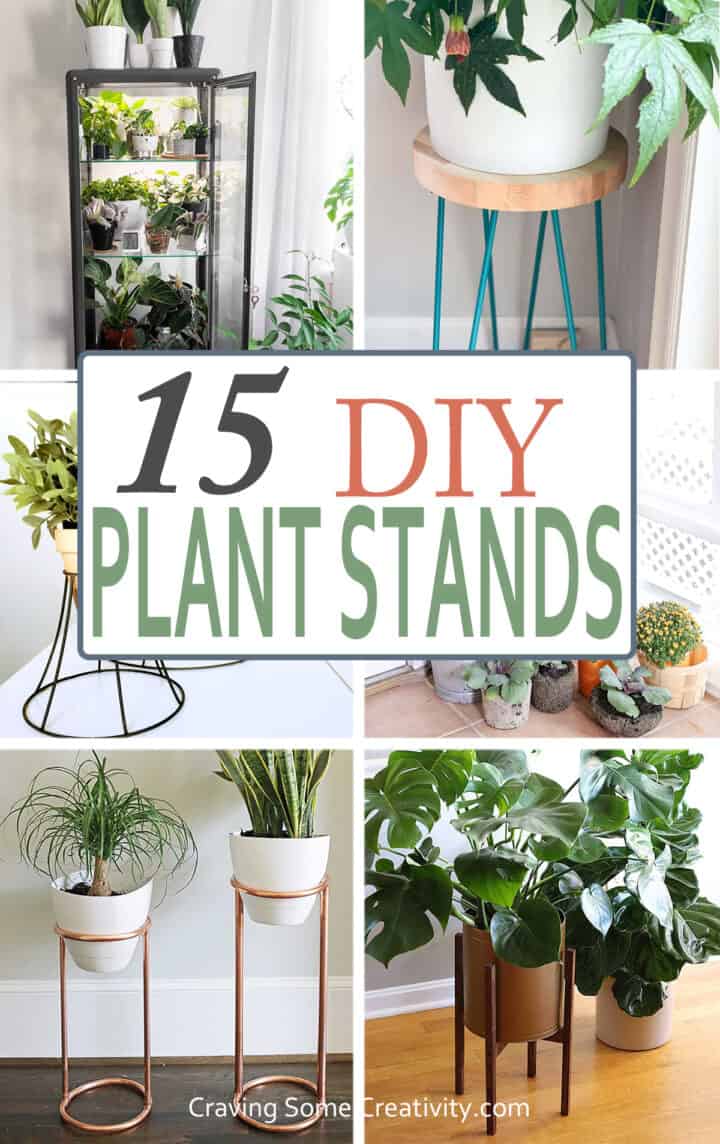 15 Easy DIY Plant Stands • Craving Some Creativity