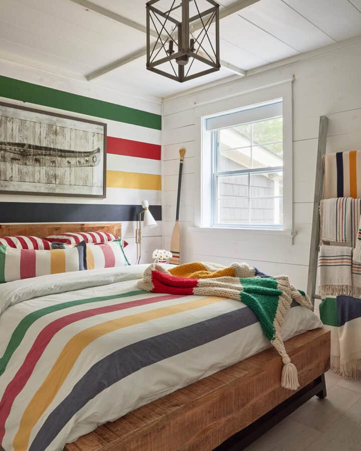 View of 20 Stunning Bedroom Feature Walls to DIY • Craving Some Creativity