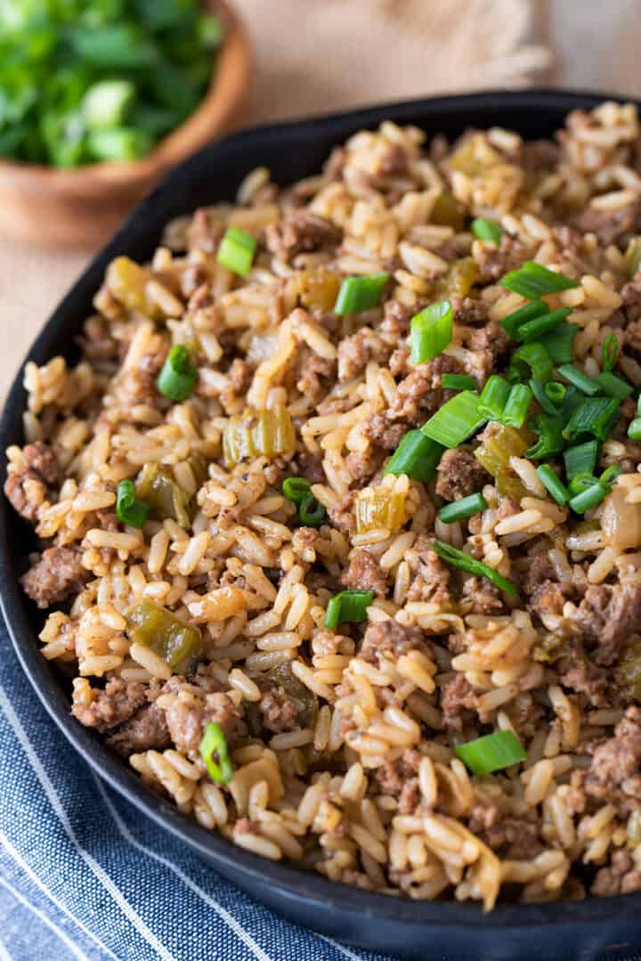 Louisiana Dirty Rice (Cajun Rice Dressing) • Craving Some Creativity