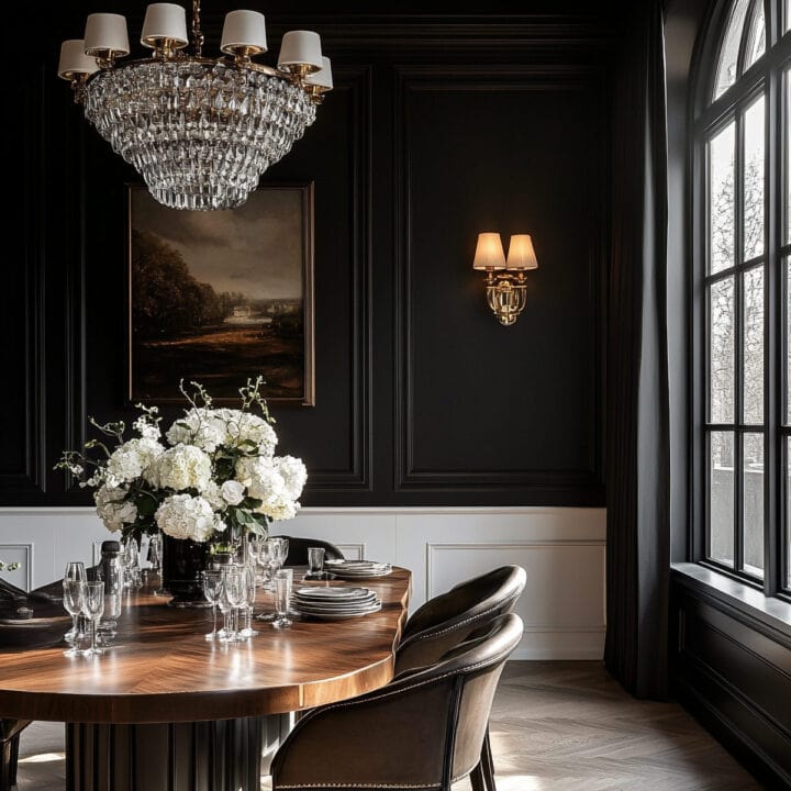 20 Chic Black Accent Wall Ideas • Craving Some Creativity