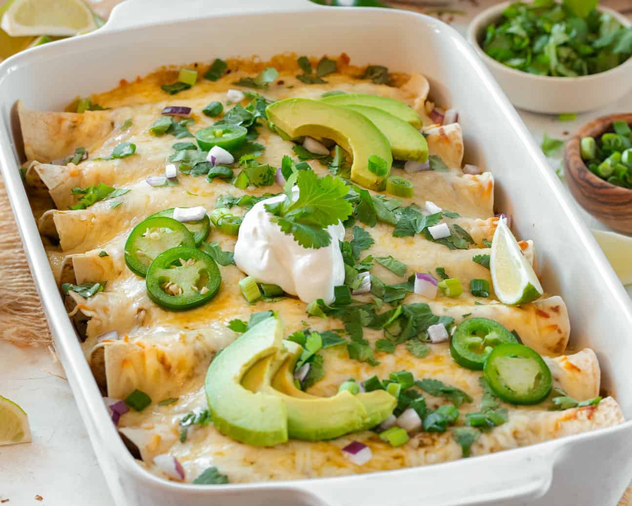 Chicken Enchiladas Verde-image